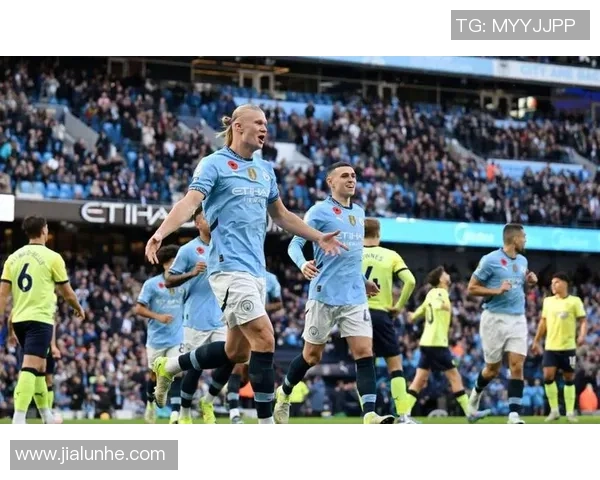 曼城三连胜哈兰德梅开二度福登助攻两球击败埃弗顿